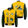 Green Bay American Football Team Packers Aaron Rodgers Gift For Fan Bomber Jacket Outerwear Christmas Gift