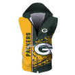 The Green Bay American Football Team Packers Aaron Rodgers Gift For Fan Team Christmas Sleeveless Zip Up Hoodie Sweatshirt Casual Jacket Coat