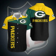 Green Bay American Football Team Packers Aaron Rodgers Colorblock Gift For Fan For Fan Short Sleeve Hawaiian Shirt