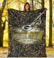 Packers G Shareholders Est 1923 Lightning Green Bay American Football Team Packers Aaron Rodgers Team Gift For Fan Christmas Gift Fleece Sherpa Throw Blanket
