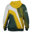 Men's Green Bay American Football Team Packers Aaron Rodgers Gift Hoodie Zip Hoodie Sweatshirt Casual Hooded Jacket Coat