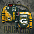 Green Bay American Football Team Packers Aaron Rodgers Logo Gift For Fan Team Bomber Jacket Outerwear Christmas Gift