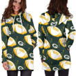 Gift For Fan Green Bay American Football Team Packers Aaron Rodgers Hoodie Dress Women's Long Sleeve Hooded Jumpers Casual Dress Gifts