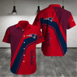 New England Pat American Football Team Patriots Team Gift For Fan Pattern Stripe Short Sleeve Hawaiian Shirt