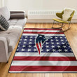 American Vintage New England Pat American Football Team Patriots Team Gift Xmas Rectangle Area Rug Home Decor Floor