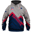 New England Pat American Football Team Patriots Zip Up Gift For Fan Hoodie Zip Hoodie Sweatshirt Casual Hooded Jacket Coat