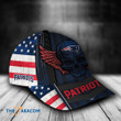 Personalized Skull And Wings New England Pat American Football Team Patriots Fan Team Baseball Cap Classic Hat Men Woman Unisex
