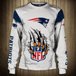New England Pat American Football Team Patriots Gift For Fan Sweatshirt Long Sleeve Crewneck Casual Pullover Top