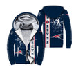 New England Pat American Football Team Patriots Forever Gift For Fan Fleece Hoodie With Hood Warm Jacket Winter Coat Outwear