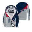 New England Pat American Football Team Patriots Gift For Fan Fleece Hoodie With Hood Warm Jacket Winter Coat Outwear