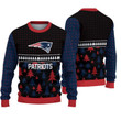 New England Pat American Football Team Patriots Team Gift For Fan Ugly Christmas Sweater