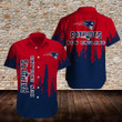 New England Pat American Football Team Patriots Two Tone Gift Fan For Fan Short Sleeve Hawaiian Shirt