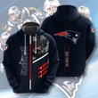 New England Pat American Football Team Patriots Great  Gift For Fan Team Hoodie Zip Hoodie Sweatshirt Casual Hooded Jacket Coat
