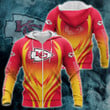 Kansas City American Football Team Road Super Bowl Zipper Gift Fan Team Great Hoodie Zip Hoodie Sweatshirt Casual Hooded Jacket Coat