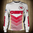 Kansas City American Football Team Road Super Bowl Stripe Gift Fan Sweatshirt Long Sleeve Crewneck Casual Pullover Top