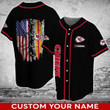 Personalized Kansas City American Football Team Road Super Bowl Custom Gift Ideas For Fans Name Baseball Jersey Shirt