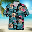 Personalized Custom Photo Your Dog With Leaves And Flowers Gift For Dog Lovers Short Sleeve Hawaiian Shirt