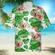 Personalized Custom Photo Your Dog And Tropical Green Gift For Dog Lovers Short Sleeve Hawaiian Shirt