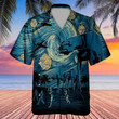 Van Gogh Star Wars Hawaiian Shirt, All Terrain Armored Transport Watercolor Short Sleeve Shirt