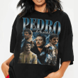 Pedro Pascal Vintage Tshirt, Retro Mandalorian Grogu Shirt