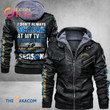 Men's Los-Angeles-Chargers Leather Jacket With Hood, I Don't Always Scream Los-Angeles-Chargers Black/Brown Leather Jacket Gift Ideas For Fan