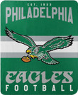 Philadelphia-Eagles Blanket, Eagles Retro Singular Est 1933 Fleece Blanket, Green Sherpa Blanket