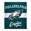 Philadelphia-Eagles Blanket, White Line Dust Pattern Fleece Blanket, Eagles Sherpa Blanket