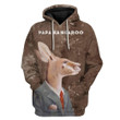Hoodie Zip Hoodie Custom T-shirt - Hoodies PAPA Kangaroo