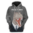 Hoodie Zip Hoodie Custom T-shirt - Hoodies PAPA T-Rex