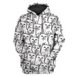 Hoodie Zip Hoodie Custom T-shirt - Hoodies Naughty Cat Apparel
