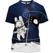 Hoodie Zip Hoodie Astronaut galaxy Custom T-shirt - Hoodies Apparel