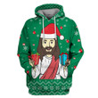 Hoodie Zip Hoodie God Bless Us On Christmas Custom T-shirt - Hoodies Apparel