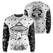 Hoodie Zip Hoodie UFO Ailen - 3D All Over Printed Shirt