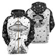 Hoodie Zip Hoodie UFO Ailen - 3D All Over Printed Shirt
