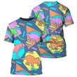 Hoodie Zip Hoodie Dinosaur - 3D All Over Printed Shirt