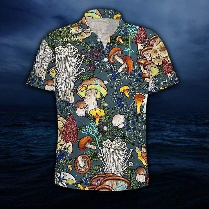 Amazing Pattern Mushroom Colorful Art Hawaii Hawaiian Shirt
