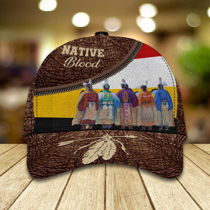 Native Blood Baseball Cap Gift For LGBT Supporter, Community Pride Month Classic Hat Men Woman Unisex