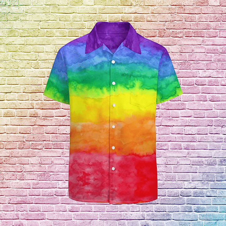 Colorful Hawaiian Shirt LGBT Community Pride Month Hawaii Hawaiian Shirt