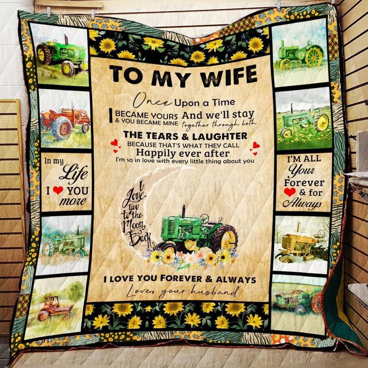 I Became Yours And You Became Mine Farmer Fleece Sherpa Throw Blanket
