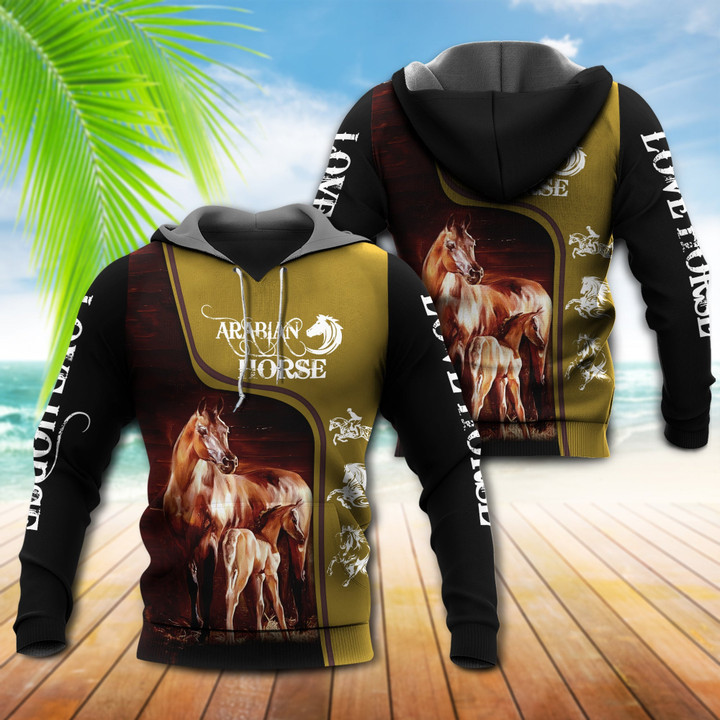 Horse Love Horse Strong Horse - Hoodie
