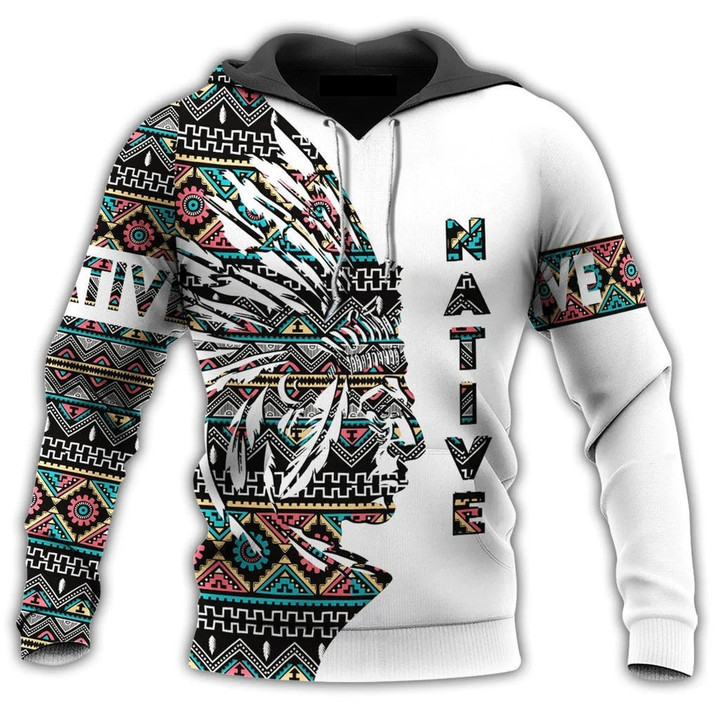 Native Sign Color Style With Unique Hoodie Zip Hoodie