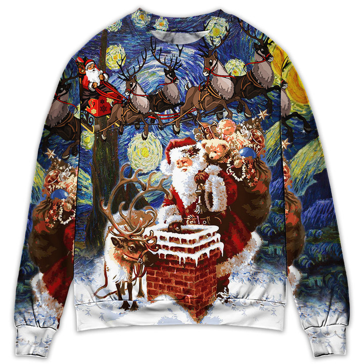 Christmas Santa Coming For You Gift For Lover Ugly Christmas Sweater