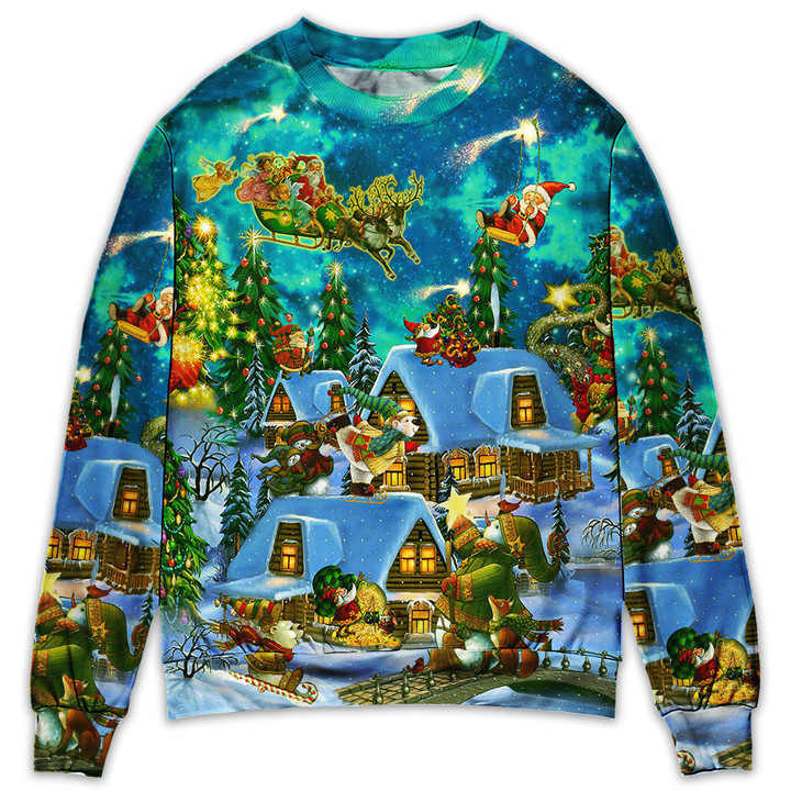 Christmas The Magical Night Gift For Lover Ugly Christmas Sweater
