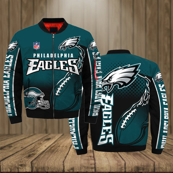 Philadelphia American Football Philly Eagles Super Bowl Rugby Cap Gift For Fan Team Bomber Jacket Outerwear Christmas Gift