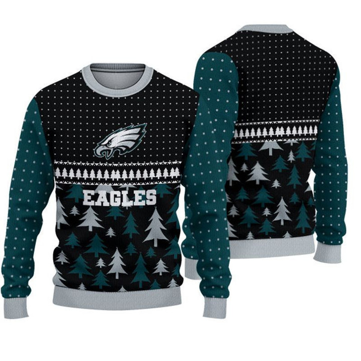Philadelphia American Football Philly Eagles Super Bowl Team Gift For Fan Ugly Christmas Sweater