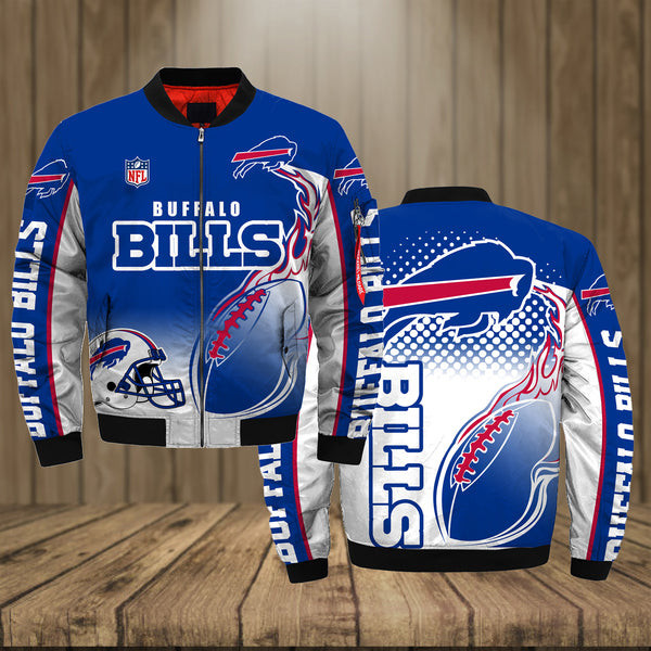 Buffalo American Football Team Bisons Bills Team Hat Gift For Fan Team Bomber Jacket Outerwear Christmas Gift