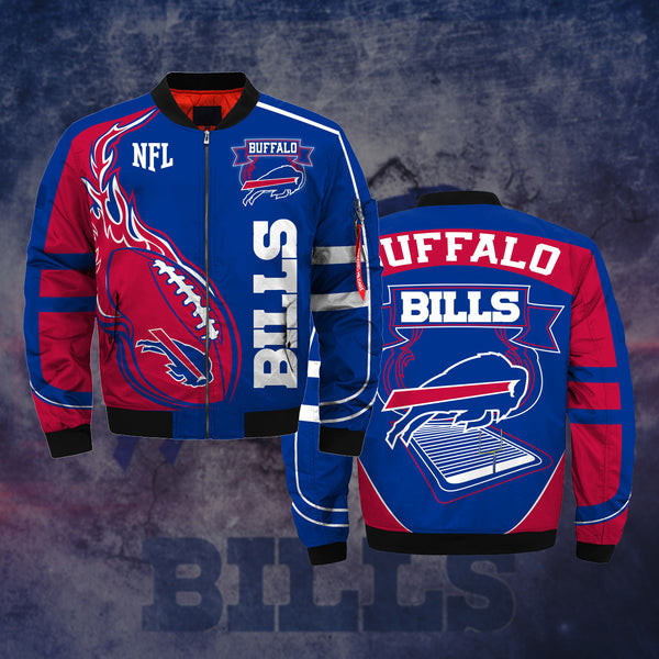 Buffalo American Football Team Bisons Bills Team Logo Gift For Fan Team Bomber Jacket Outerwear Christmas Gift