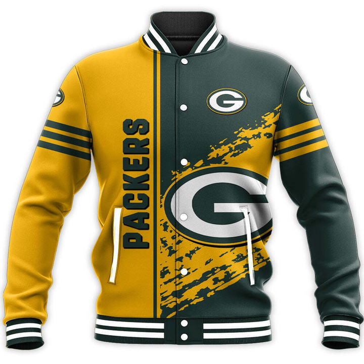 Green Bay American Football Team Packers Aaron Rodgers Gift For Fan Baseball Jacket For Men