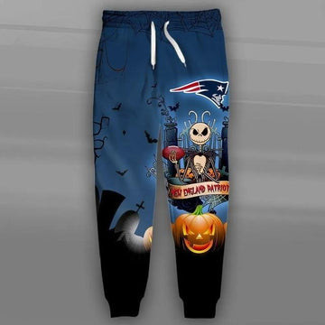 Halloween Style Men's New England Pat American Football Team Patriots Gift For Christmas Chargers Sweatpants Jogging