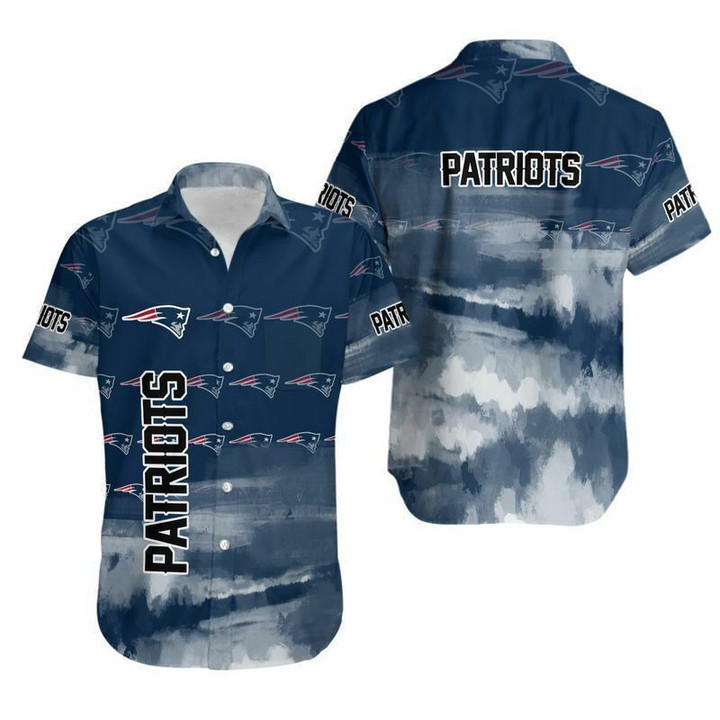 Great Gift For Fan New England Pat American Football Team Patriots Team Short Sleeve Hawaiian Shirt